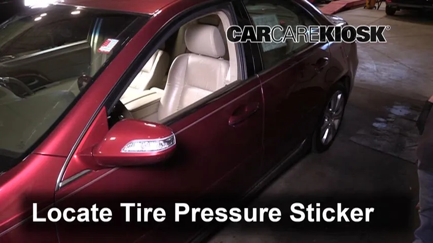 2009 Acura RL 3.7L V6 Tires & Wheels Check Tire Pressure